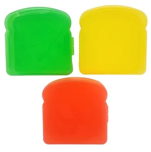 Handy Housewares Plastic Sandwich Holder Container - Great for Lunch Boxes - Picture 1 of 3