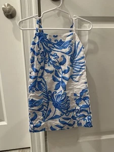Lilly Pulitzer Girls Mini Shelli Dress Resort White Glisten in the Sun 3T - Picture 1 of 3