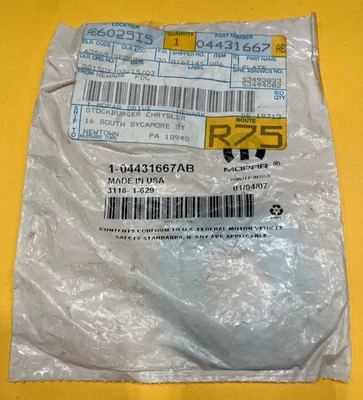 Genuine Mopar OEM Transmission O/Drive Clutch Plate 04431667AB 4431667AB NOS Foto 1 de 4