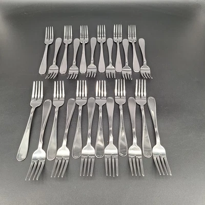 Oneida Silverware Flight II Stainless Forks Groups of 24 Flatware - Image 1 of 4