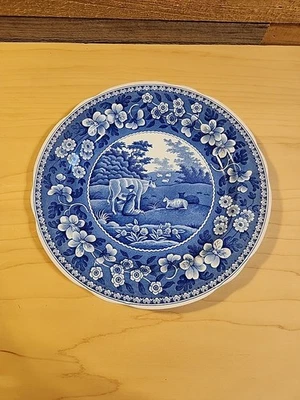 Plato de cena Spode Blue Room Collection Inglaterra 10,5" - Lechera Foto 1 de 2