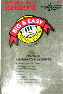 The big and Easy Song Book - Volume 1, 109 Easy to Play Songs, NF- - Picture 1 of 1