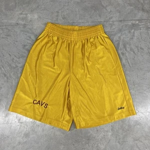 Vintage Cleveland Cavs Eastbay Basketball Shorts Sheen Mens M 9in yellow - Picture 1 of 8
