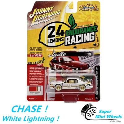 CHASE ! White Lightning ! 1:64 - 1986 Ford Thunderbird Stock Car Red - Image 1 of 2