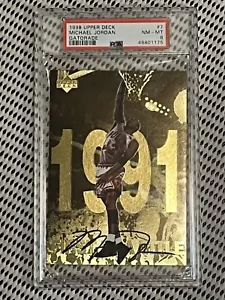 1998 UD Michael Jordan Gatorade #7 PSA 8 - Picture 1 of 3
