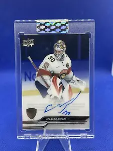 Spencer Knight 2023-24 Clear Cut Auto #CC-SK Florida Panthers - Bild 1 von 2