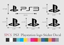 5PCS PS3 Playstation sony game console logo vinyl sticker decal set