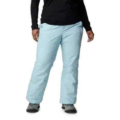 Columbia X4505 Mujer Azul Claro Ropa Deportiva Co Pantalones Impermeables Talla 1X Foto 1 de 4