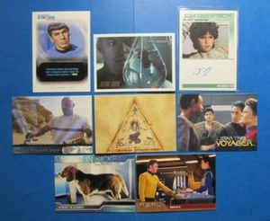 Lot *STAR TREK* Cards TOS TNG DS9 PICARD Enterprise SPOCK *TNG AUTOGRAPH *SP/200 - Bild 1 von 8