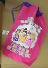New/ Tag Horizon Cheer Square Drawstring  bag Pink Purple girls Pom Pom bag