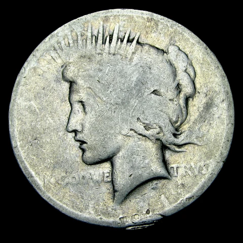 1921 Peace Dollar Silver ---- Nice Rare Coin ---- #ZR560 Cover