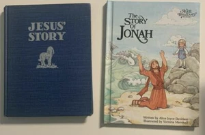 Jesusgeschichte von Maud und Miska Petersham 1942 + Die Geschichte von Jona - Kinderbücher - Bild 1 von 1