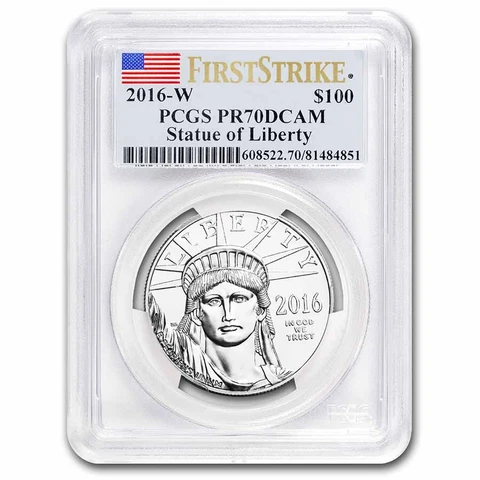 2016-W 1 oz Prf Platinum American Eagle PR-70 PCGS (First Strike) - SKU #98493 Cover