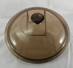Pyrex V-15-C Lid, Pyrex Amber Lid V-1.5-C - Picture 1 of 6