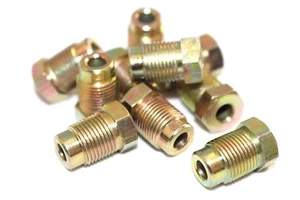 M12 Brake Pipe Nuts Qty 10 Pk Male Metric 12mm x 1.0mm Nut 3/16 " Pipe BPN20 - Picture 1 of 3