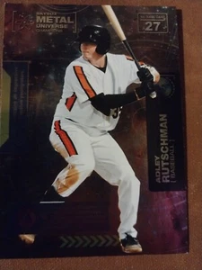 2021 ADLEY RUTSCHMAN SKYBOX METAL METALLIZED BASEBALL CARD #27 ORIOLES BEAVERS - Picture 1 of 2