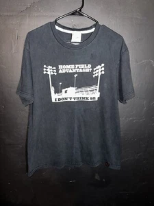Vintage 90er Nike Air T-Shirt Erwachsene XL blau Fußball lustige Grafik silbernes Etikett doppelt - Bild 1 von 8