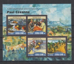 W574. Sierra Leone MNH - 2016 - Art - Painting - Paul Cezanne - Photo 1/1