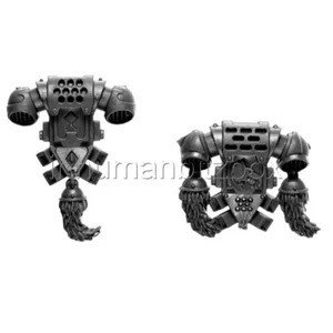 SWGH10 BACK PACK x2 FOURRURE SPACE WOLVES WARHAMMER 40000 BITZ SPACE MARINE W40K - Picture 1 of 1