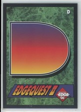 1994 Collector's Edge EdgeQuest Letter D #NNO