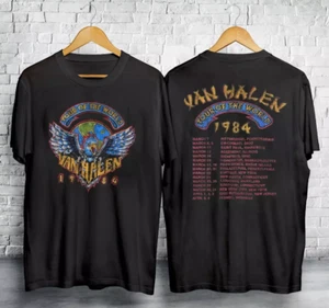 Vintage 1984 Van Halen World Tour Monsters of Rock T-Shirt - Picture 1 of 1