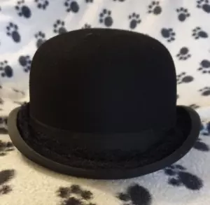 Pytchley Bowler hat 56.5cm fits size 7 driving, side saddle.+sidesaddle veil - Picture 1 of 10