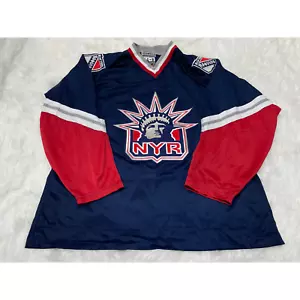 Camiseta deportiva de colección de los New York Rangers NHL centro libertad de hielo correa de lucha para la cabeza 54 - Imagen 1 de 4