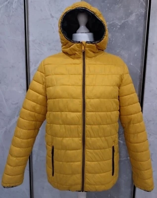 Steppjacke Anorak 36/38 (176) Kapuze Senf-Gelb Hansa Rostock Aufnäher Kids Teens - Bild 1 von 4