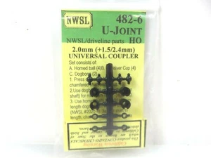 Northwest Short Line NWSL 482-6 Driveline Universal Connector 2.4mm 2.0mm 1.5mm - Picture 1 of 3