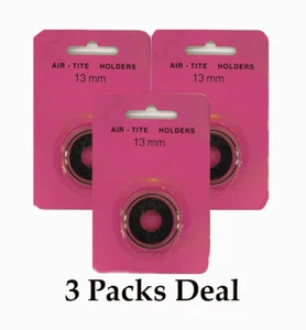 3 cápsulas de anillo negro AirTite monedas pequeñas 13 mm por $1 oro tipo 1 almacenamiento transparente - Imagen 1 de 3