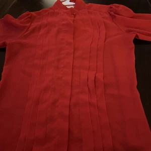 Josephine Women’s Blouse Red Women’s Size 10 - Picture 1 of 4