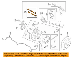 FORD OEM 12-18 F-150 Brake-Rear-Caliper Mount Retainer Kit CL3Z2C150A - Picture 1 of 2