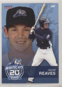 2013 Choice West Michigan Whitecaps Jared Reaves #16