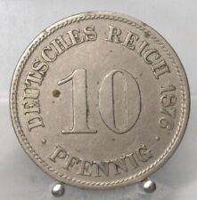 10 Pfennig 1876 H, Hamburg