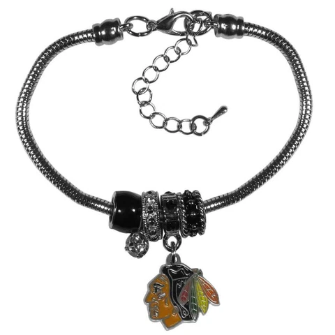 Chicago Blackhawks Euro Bead Style Bracelet Cover
