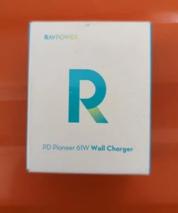 RAVPOWER PC112 USB Type C Charger 61W Wall Charger PD 3.0 Fast Charging PB09 NIB - Picture 1 of 6