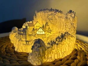 Rivendell Lamp / Lord Of The Rings Booknook / Lord Of The Rings / - Picture 1 of 3