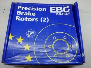 Pair EBC Premium OE Brake Discs Front Vented 284mm fits FIAT Punto Grande Punto - Picture 1 of 7