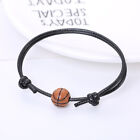 Fashion Football Basketball Baseball Braided Bracelet Adjustable Wrist Rope