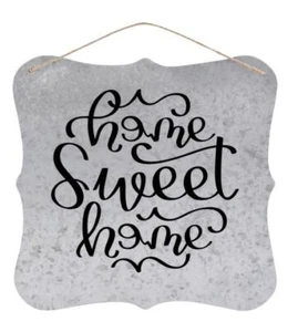 Placa de pared galvanizada para el hogar dulce - Imagen 1 de 1