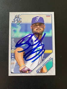 Brian Gonzalez Signed 2021 Choice Hartford Yard Goats Card Autograph COA - Picture 1 of 1