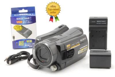 [MINT] Sony HDR-SR12 Handycam Digital Hi-Vision Camcorders HDD 120GB From JAPAN - Image 1 of 4