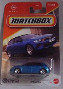 KKar Matchbox - 2025 Basic - 114/125 * Opel Astra - Blu - Foto 1 di 6