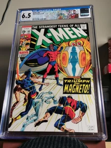 X-MEN #63 ⭐CGC 6.5⭐ PREMIUM X-MEN LABEL OW/W PAGES MARVEL 1ST APPEARANCE LORELEI - Bild 1 von 2