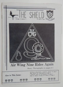 USS Ranger 1964 The Shield giornale CVA-61 nave marina USN Air Wing Nine - Foto 1 di 4