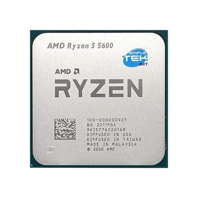 Amd Ryzen 5 5600 Max 4,40 Ghz Processore Cpu Am4 Bulk Tray Senza  Ricondizionato - Immagine 1 di 4