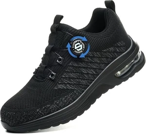 281 UK 10 Men Women Safety Trainers Lightweight Steel Toe Cap Boots Shoes RRP£40 - Picture 1 of 6