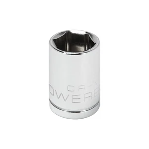 Powerbuilt 1/4 Zoll Antrieb x 12 mm 6 Punkt flache Buchse - 648289 - Bild 1 von 5