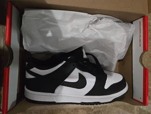 Size 6.5 (GS) - Nike Dunk Low Black White - Picture 1 of 5