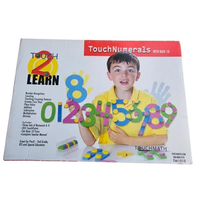 TouchMath Touch2Learn Números Base 10 Kit de Aprendizaje Educativo Números Completo Foto 1 de 4